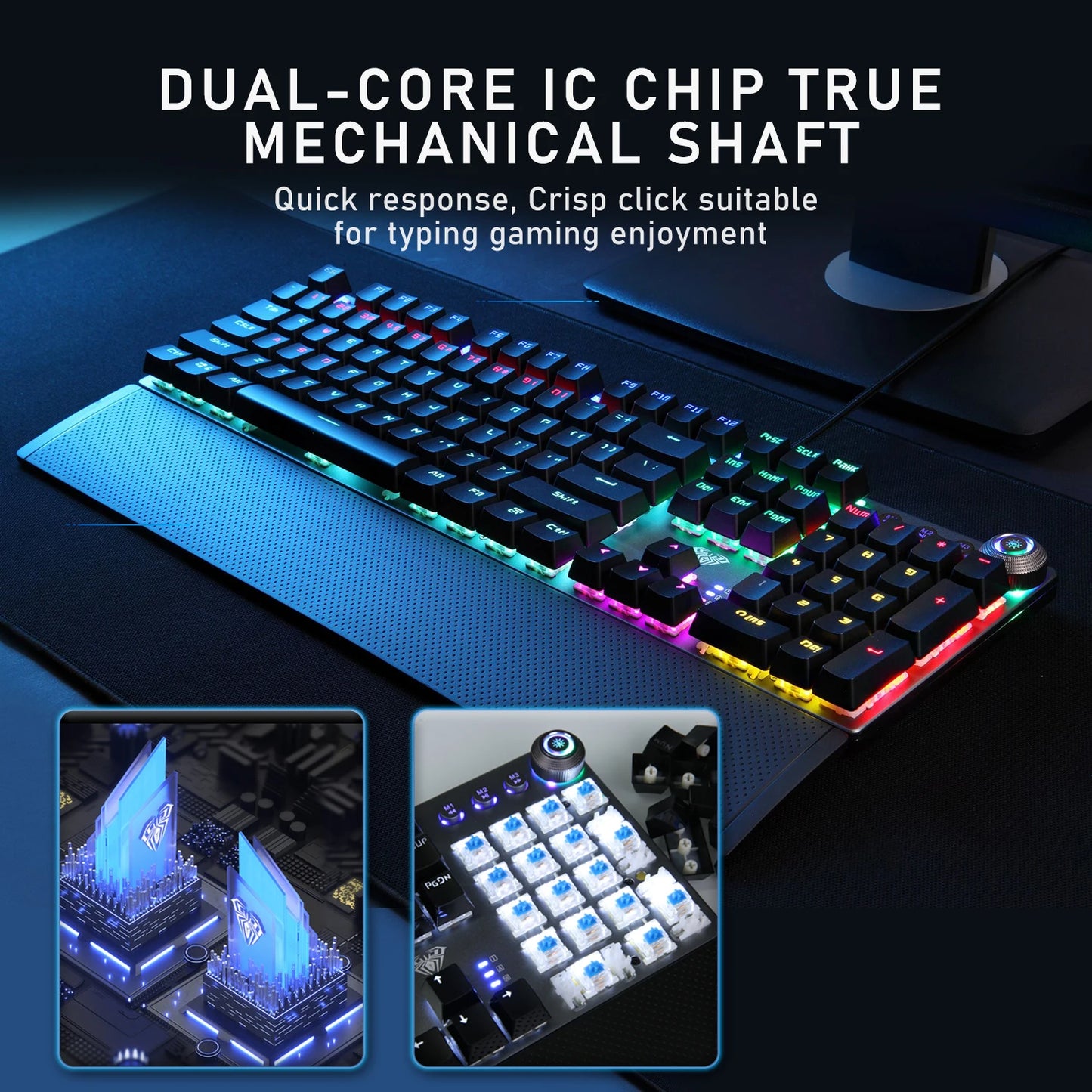 AULA F2088 – RGB Tastatur mit Anti-Ghosting