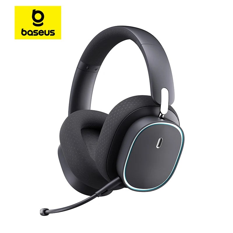 Baseus GH02 Wireless Gaming Headset – 3-Modus RGB Over-Ear Headphones mit Mic