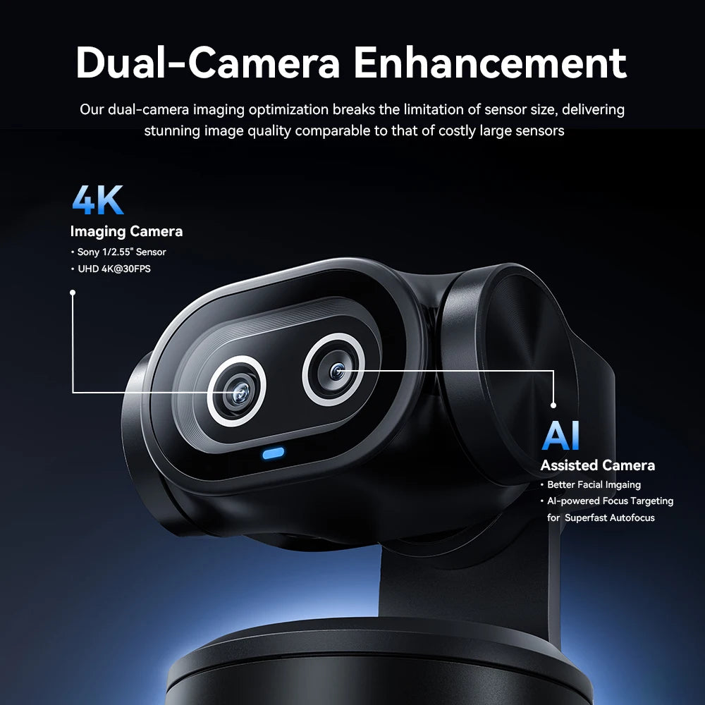 EMEET Pixy 4K Dual-Cam mit KI-Tracking & Gestensteuerung