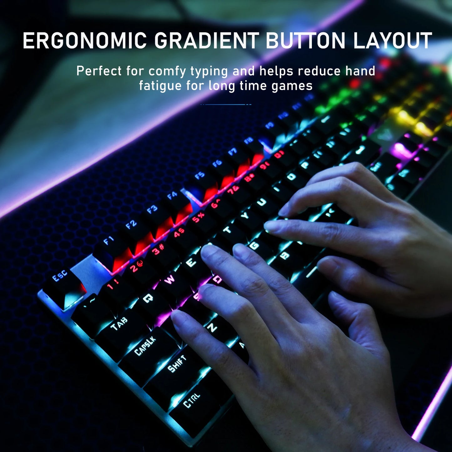 AULA F2088 – RGB Tastatur mit Anti-Ghosting